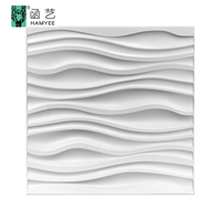 Panneau mural moderne en plastique imperméable pour décoration intérieure, papier peint 3d pvc