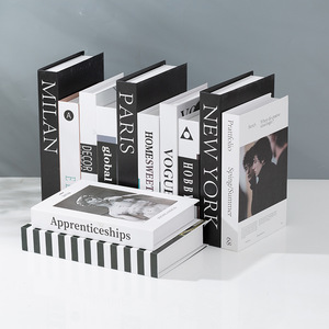 Simple <strong>Book</strong> Study Hotel Black and White Gray Modern <strong>Book</strong> Decoration