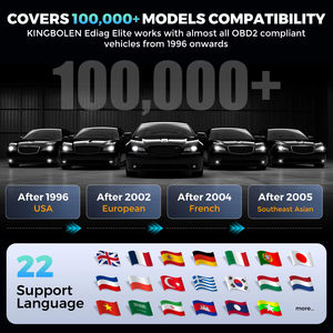 เครื่องมือวินิจฉัยระบบเต็มรูปแบบ Kingbolen Ediag Elite พร้อมสายต่อขยาย OBD2 สำหรับการสแกน ตรวจสอบอย่างมืออาชีพ จำเป็นสำหรับอู่ซ่อมรถ - Product Image 5