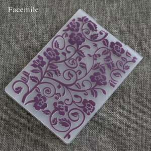 แม่พิมพ์ลายนูนรูปหัวใจดอกไม้พลาสติกแบบทำมือลายฉลุเค้กฟองดองสำหรับอุปกรณ์ตกแต่งเค้ก - Product Image 2