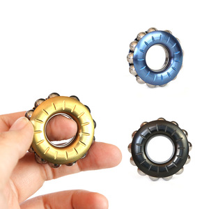 Source Factory Durable Metal Mechanical Gyro Adult EDC Decompression Toy <b>Beads</b> Kids Push Card Artifact Fidget Spinners - Product Image 1