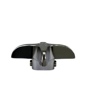Poignée de déviateur universelle en alliage de zinc pour salle de bain, avec bras croisé, finition chromée - Product Image 4