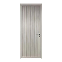 Porte intérieure moderne minimaliste en bois composite massif, insonorisée, écologique, peinte, pour chambre, autres portes