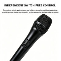 Microphone vocal dynamique cardioïde professionnel E835S Pro Audio avec interrupteur marche/arrêt