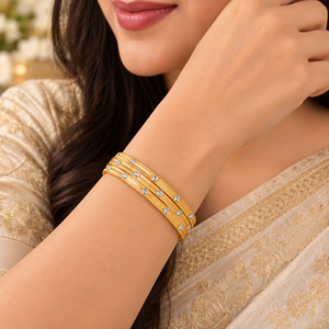 24K Gold Bangle 14.80 Gram Handmade Fancy Gold Bangle for Women Wedding Function Traditional <b>Indian</b> <b>Jewellery</b> - Product Image 6