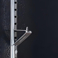 Réfrigérateur commercial Bindose de couleur noire avec portes en verre yaourt à refroidissement par air pour refroidisseur d'affichage de liqueur de bière Red Bull en vrac