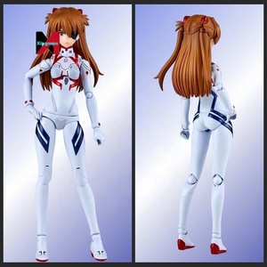 Evangelion <span class=keywords><strong>Asuka</strong></span> <span class=keywords><strong>Langley</strong></span> <span class=keywords><strong>Soryu</strong></span> Plug Suit Revoltech Figure Anime Model Articulated Collector Gift Boxed - Product Image 3