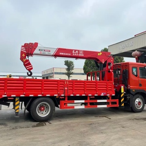 Camion grue Dongfeng 4x2, grue télescopique de 8 tonnes, hauteur de levage maximale de 15 mètres, plateau de 6 mètres, garantie internationale - Product Image 3