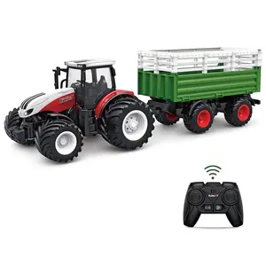 遥控卡车遥控牵引车玩具农用卡车带灯拖车电子汽车玩具