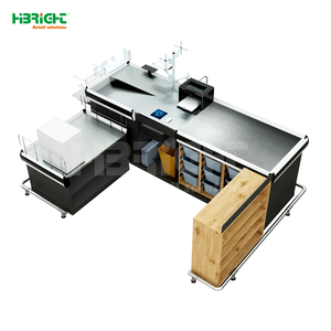 Highbright High Quality Checkout <b>Counter</b> with Conveyor Belt for Supermarket & Retail Stores - Product Image 1