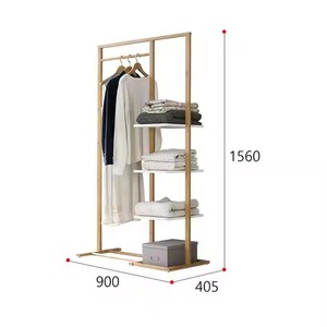 Bamboo Standing Coat <b>Rack</b> 90x40.5x156 Cm Minimalist Modern Design Space Saving Freestanding <b>Clothes</b> Storage For Living Room - Product Image 3