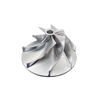 Hélice de Turbine Usinée CNC 5 Axes sur Mesure en Acier Inoxydable – Composants Moteur de Haute Précision