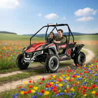 Kart à essence 180CC deux places, refroidi par eau, quatre temps, transmission CVT, transmission par arbre, véhicule tout-terrain pour loisirs en plein air et sur la plage