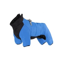 Juicepet Manteau d'hiver pour chien, chaud, coupe-vent, imperméable, réfléchissant, en polyester imprimé, combinaison de neige matelassée à quatre pattes