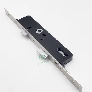 China Modern Design Aluminum Locking Black Lock Box and Cylinder Interior Door Lock Door Lockable Accessories