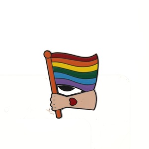 Broches de Corazón Coloridos con Diseño de Arcoíris, Sin Níquel, con Resina Epoxi, para Ropa y Accesorios, Primavera 2025 - Product Image 5