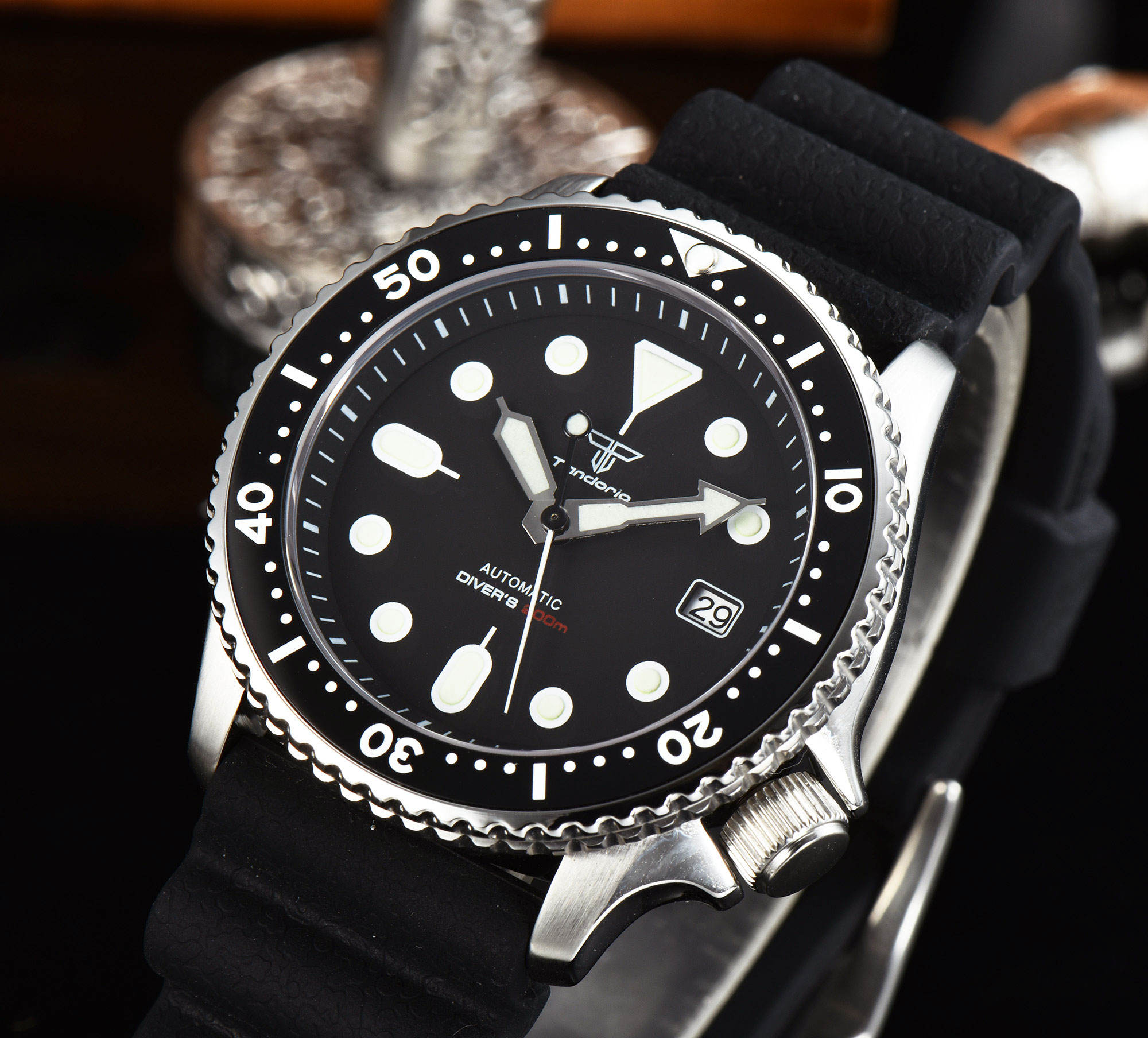 Manubrio 28 Mm Quadrante Orologio 29mm Per Movimenti NH35, Miyota 8215, ETA 2824 E Altri - Multicolore In Rame Tissot 2481 - Foto 8