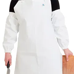 Maniche - CHEN950B U Choiva - Colore: Bianco - Elastico alle due estremità per una vestibilità sicura. Adatto per liquidi. - Product Image 2