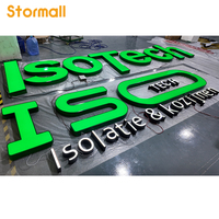 Letrero LED Personalizado, Letras de Canal 3D Iluminadas, Letras del Alfabeto con Luz para Tiendas, Letrero Publicitario Comercial para Marcas