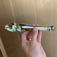 Colorido cristal consolador cuentas bola Butt Plug masturbación pene Artificial adultos juguetes sexuales para hombre mujer Gay