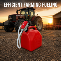Pompe de transfert de carburant rechargeable par USB avec capteur d'arrêt automatique pour le ravitaillement des tracteurs agricoles et des machines agricoles 3,2 GPM