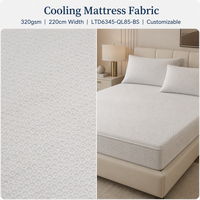 Tissu de matelas rafraîchissant direct usine 320 g/m² haute densité pour housses de matelas et tapis rafraîchissants REACH OEKO