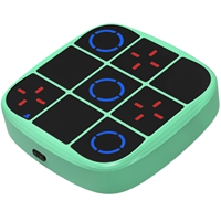 Échiquier électronique Tic Tac Toe avec écran couleur, 198 jeux, jouet éducatif multifonctionnel pour enfants, jeu interactif