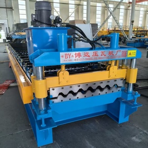 Máquina Formadora de Paneles Metálicos para Techos <span class=keywords><strong>IBR</strong></span>, Prensa de Rodillos para Tejas Trapezoidales - Product Image 3
