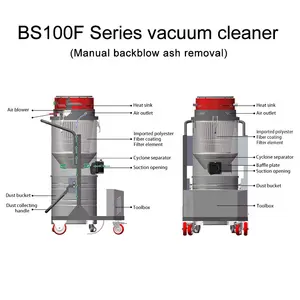 High-performance Large-scale Stainless Steel Vacuum Cleaner Industrial Dust Collector