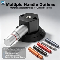 Support de caméra à ventouse multi-prises 1/4 "-20 3/8 "-16 M6 M8 pour capot de voiture et pare-brise