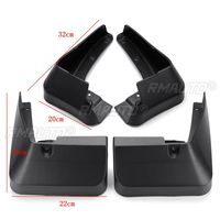 Guardabarros de coche, 4 Uds., guardabarros, guardabarros delantero y trasero para Subaru Forester SJ 2014 2015 2016 2017 2018