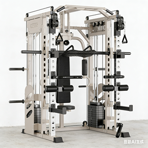 Máquina de Gimnasio Compacta Smith: Equipo de Ejercicio Silencioso para el Hogar - Product Image 1
