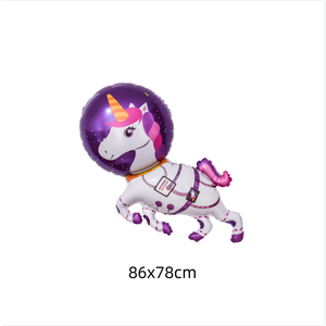 Globo Metálico de Aluminio con Forma 4D de Animales Espaciales de Dibujos Animados y Astronautas, con Impresión Ecológica en Huecograbado - Product Image 4