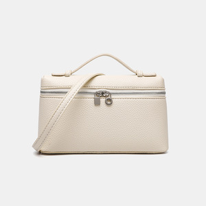 <span class=keywords><strong>Bolso</strong></span> de almuerzo Lp19 de cuero PU, mini, moderno, para mujer, estilo 2025, tipo Gigi, bandolera, con cremallera - Product Image 3