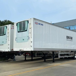 High Quality Freezer Semi-trailer <b>Refrigerator</b> Truck Large Van Refrigerated Trucks Box Semi Trailer With Low Price - Product Image 4