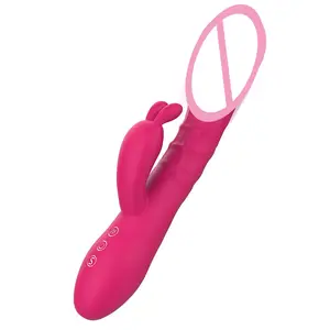 Mainan seks toko online penis buatan nirkabel tali jarak jauh bergetar dildo wanita kepala ganda vibrator penis dildo