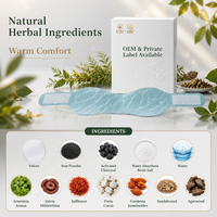 Enveloppement chauffant auto-activant aux herbes de moxibustion à marque privée pour le cou, idéal pour le froid, le bureau, l'hiver, les spas, les salons, les hôtels - Vente en gros, 5 pièces par boîte