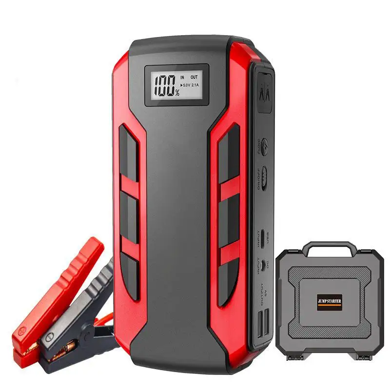 Car Jump Starter Power Bank Vehicle Booster Starting Device Emergency Tool 2000A Jumpstart Gasoline Diesel Cars Universal