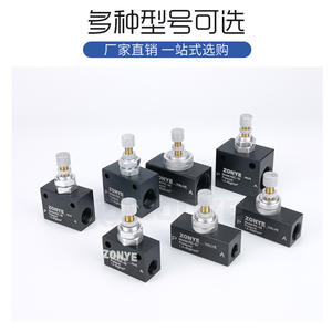 ASC100-06 Vanne de régulation de vitesse à sens unique Vanne de régulation de débit pneumatique RE-01/02/03/04 pour l'eau, le gaz, l'huile, OEM pris en charge - Product Image 2