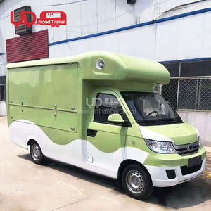 Chariot de supermarché électrique, <span class=keywords><strong>Mobile</strong></span>, pour café, crème glacée, camion Taco, restauration rapide, vente en gros - Product Image 2