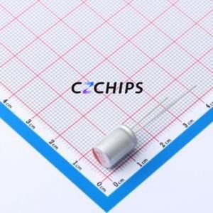 JBLE2821M010D120RLM 820UF 10V ตัวเก็บประจุแบบโซลิด ชนิด Through hole Component (THT), ขนาด D8xL12 มม. 20% 5.1A100kHz - Product Image 1