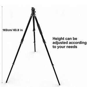 ขาตั้งกล้องสำหรับยิงปืนแบบมืออาชีพ พร้อมหัวบอล สำหรับการล่าสัตว์ ปรับความสูงได้ น้ำหนักเบา ใช้สำหรับยิงปืนและกิจกรรมกลางแจ้ง - Product Image 4