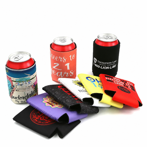 Coldie de boisson personnalisé fabriqué en Chine, support trapu en néoprène pour la promotion - Product Image 1