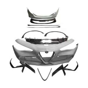 Kit de cuerpo de fibra de carbono de medio estilo GTA-<span class=keywords><strong>M</strong></span> parachoques delantero parachoques trasero para <span class=keywords><strong>Alfa</strong></span> <span class=keywords><strong>Romeo</strong></span> <span class=keywords><strong>Giulia</strong></span> 2016-2021Bodykit - Product Image 1