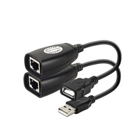 Adaptateur d'extension USB vers RJ45 mâle/femelle USB 2.0 pour réseau Ethernet Cat5/RJ45/Cat6