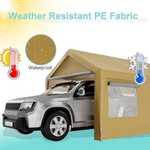 Abri de voiture pliable et rétractable 10x20 pieds, robuste, imperméable, écologique, pour extérieur – Vente en gros - Product Image 2