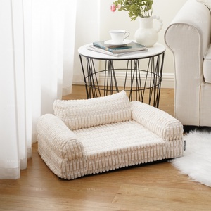 Sarung Sofa mewah, tempat tidur hewan peliharaan untuk kucing dan anjing dapat dicuci, tempat tidur anak anjing lembut menenangkan untuk dalam ruangan antiselip - Product Image 1