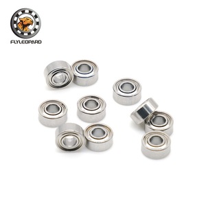 Roulements miniatures en acier inoxydable Flyleopard 3x7x3mm, roulement à billes à gorge profonde Abec-9 Zz scellé métrique - Product Image 2