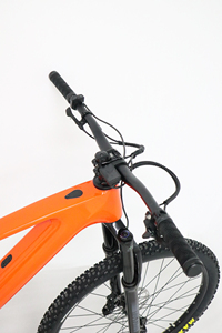 จักรยานเสือภูเขา Road Classic Mid E-bike ระบบกันสะเทือนเต็มรูปแบบ โครงคาร์บอน ล้อ 29 นิ้ว ระบบขับเคลื่อนด้วยมอเตอร์ไฟฟ้า เบรกดิสก์ไฮดรอลิก 11 สปีด สำหรับผู้ใหญ่ สีแดง Scarlet Wi - Product Image 5