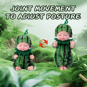 Nouvelle Arrivée Tendance Petite Simulation Dormir Bébé Dressing Jeu Cadeau <span class=keywords><strong>de</strong></span> Noël pour Enfants Jouet Knick-Knack - Product Image 5